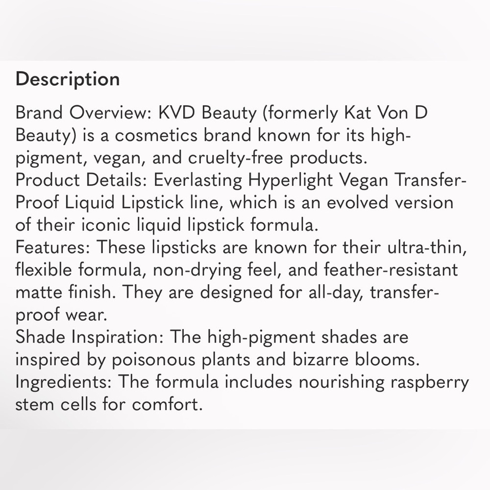 Kat Von D Vibrant Lip Gloss Collection - Picture 2 of 2